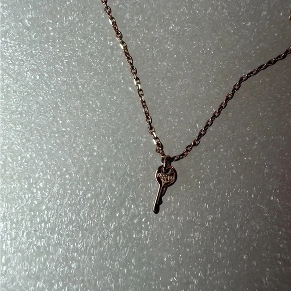 The Giving Keys Rose Gold Key Necklace - Picture 2 of 6